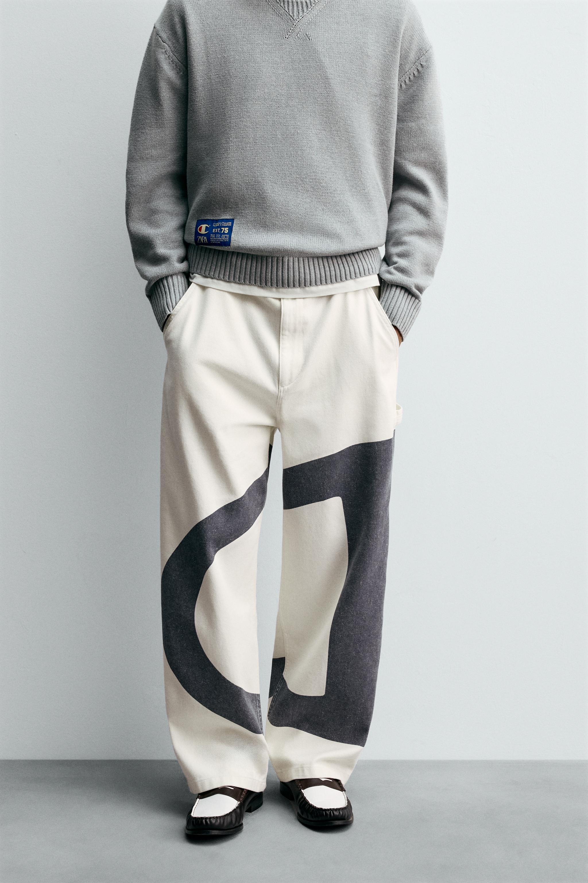 CHAMPION ® X ZARA CONTRAST LOGO PANTS